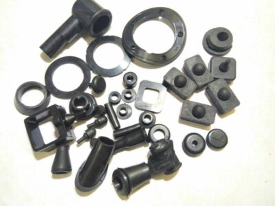 Schwarz Gummitüllen Kit Vespa Gummi Kit Gummiset LML Vespa PX