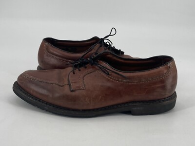 Allen Edmomds Size 12 D 1951 Wilbert Comfort Lace Up Made In USA Leather Brown ALLEN EDMONDS Wilbert 1951 Brown Oxford Moc Toe Comfort  main image 3