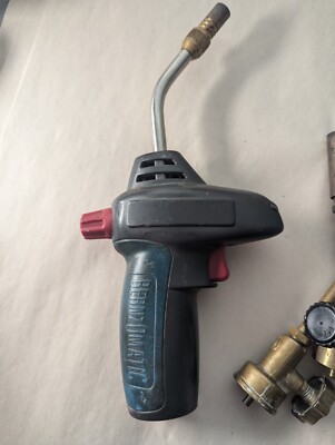 Vintage 5-piece BernzOmatic 402, 305, 495 A & TURNER LP-5 Brass