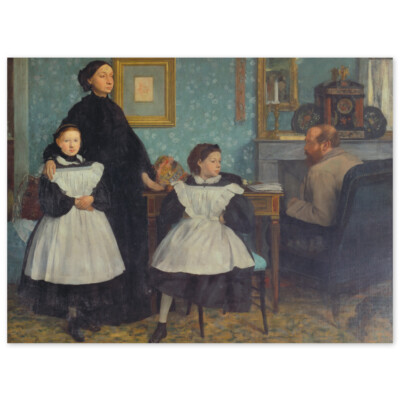 Edgar Degas, Die Familie Bellelli, Familienporträt, Poster