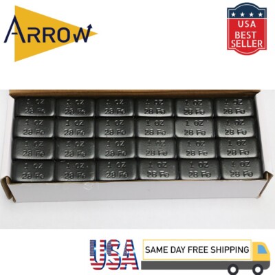 [6-BOX]1oz Black Wheel Weight Stick-On 864pcs Adhesive Tape Tire Balancer