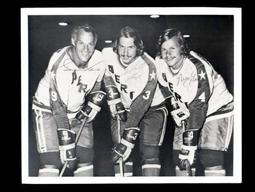 Gordie Mark Marty Howe JSA Coa Signed 8x10 Photo Autograph