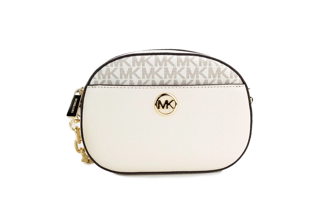 Cream colored michael kors purse deals