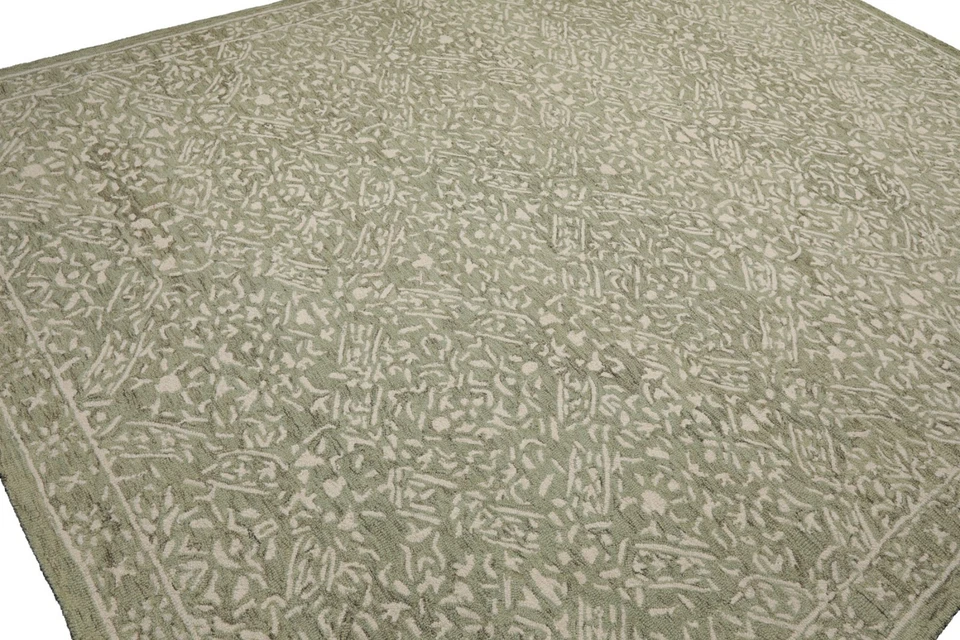 Alfombra Oriental Salvia Multi Tamaños Telar de Lana GANCHADA A MANO TRANSICIÓN Foto 4 de 4