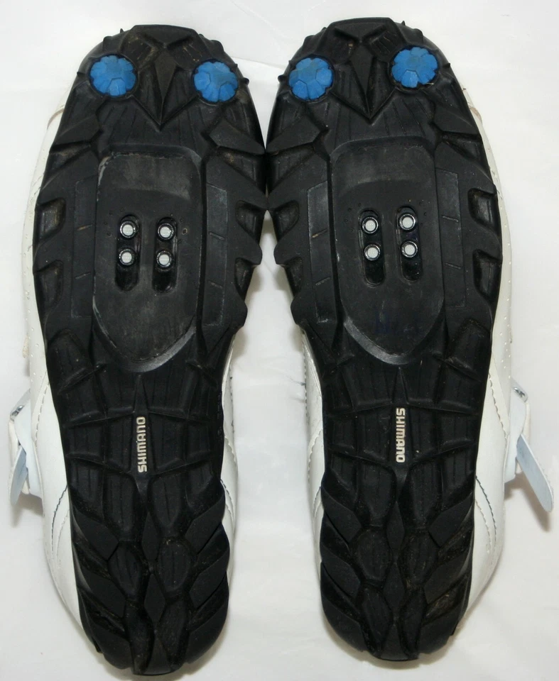 Zapatos de bicicleta de montaña Shimano WM62 MTB SH-WM62 37 EU 5,5 EE. UU. Mujeres Blancos Foto 3 de 4