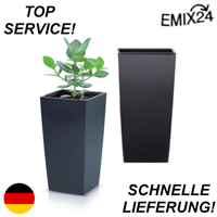 Blumentopf Mit Einsatz Hoch BlumenküBel Pflanztopf PflanzküBel Anthrazit