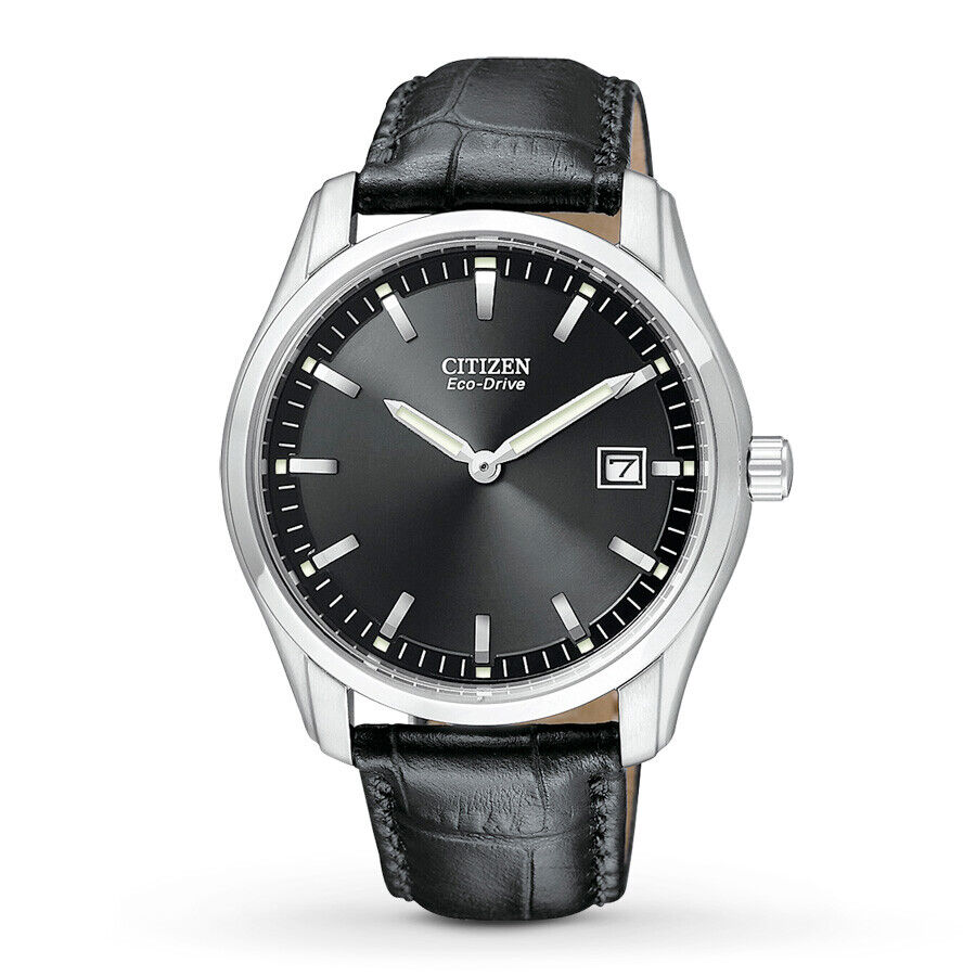 Citizen Eco-Drive Men's Date Display Black Leather Strap Watch 40mm AU1040-08E 13205092190 | eBay Citizen Eco-Drive Men's Date Display Black Leather Strap Watch 40mm AU1040-08E 13205092190 | eBay