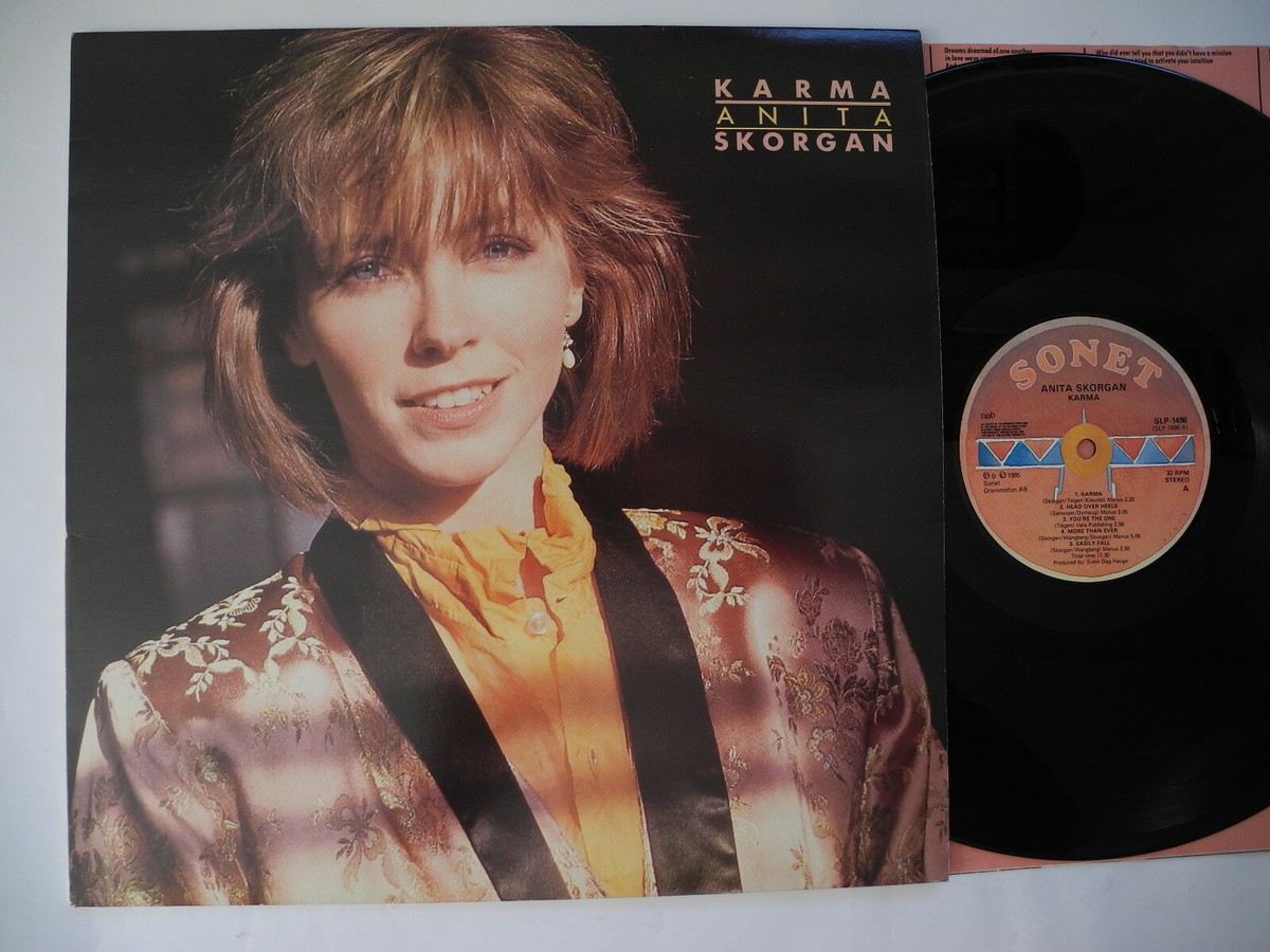 ANITA SKORGAN Karma LP 1985 Norway EX Lava west coast aor | eBay