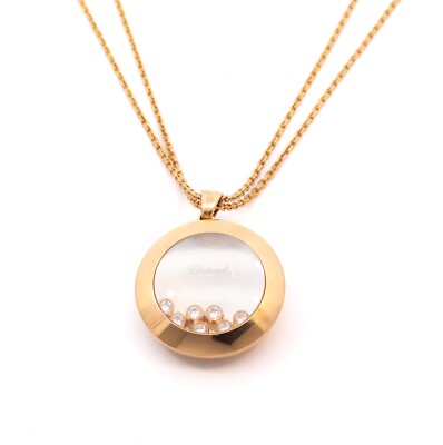Chopard Happy Diamonds Goldkette, Collier, Roségold 750 18 KT