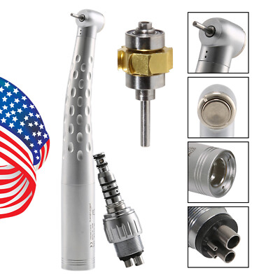 Dental Fast High Speed Handpiece Push Button 4Hole Coupling Swivel / Rotor AK