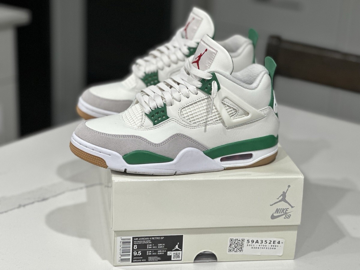 Size 8 - Jordan 4 Retro SP x Nike SB Mid Pine Green | eBay display picture 2