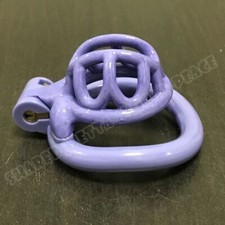 Resin Male Chastity Device Super Small Chastity Cage Men Lock 4 Rings Restrain