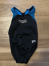 GK Gymnastics leo girls Small / Black Blue
