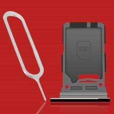 Displaceable Durable Single SIM Card Tray Holder f Samsung Galaxy S21 SM-G991U1