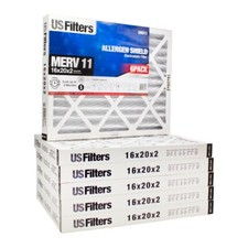 HVAC Air Filter 16 x 20 x 2 MERV 11 6 PACK - For Residential and Commercial