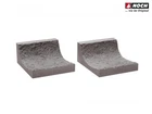 Noch 58032 Track H0 Tunnel Rock Interior Wall, Straight, 2 Pieces, Each 9.5 cm Long