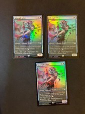 x3 Silvergill Adept FOIL [Rivals of Ixalan Promo] x3 Magic MTG Cards LP