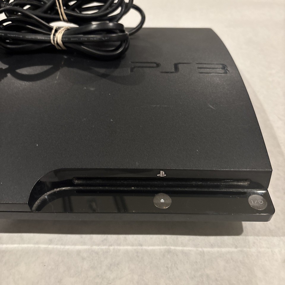 Sony PlayStation 3 Slim PS3 120GB Black (2001A) Console Only, Tested 14 ...