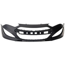 Front Bumper Cover For 2013-2015 Hyundai Genesis Coupe Primed W Fog Light Holes