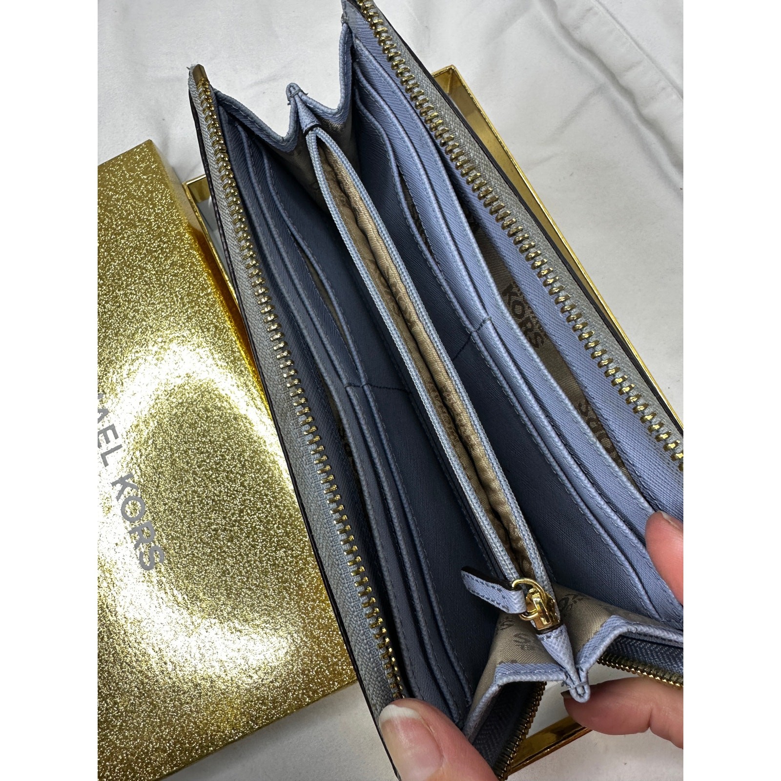 Michael Kors Adele Continental Pebble Leather Wal… - image 3