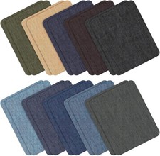 20Pcs Iron-On Fabric Repair Patches for Clothes  Denim Jeans, Strong Adhesive