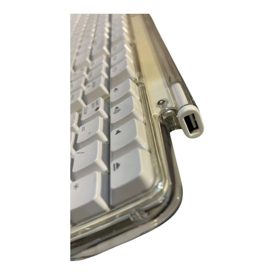 Apple Pro Keyboard M7803 + Wired Mouse A1152 2002 Vintage USB Tested - Image 4 of 4