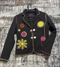 Women Joan Ba Blazer Black Cotton S
