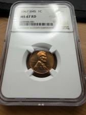 1967 Lincoln Memorial Cent SMS - NGC MS67RD 