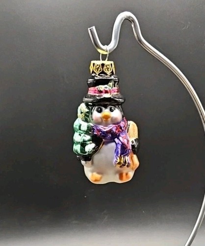 Vintage Penguin Old World Style Hand Blown Glass Christmas Tree ...