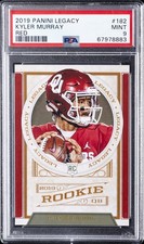 2019 PANINI LEGACY RED #182 KYLER MURRAY ROOKIE RC 83/299 PSA 9