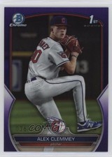 2023 Bowman Draft Chrome Purple Refractor 36/250 Alex Clemmey #BDC-79 06l3