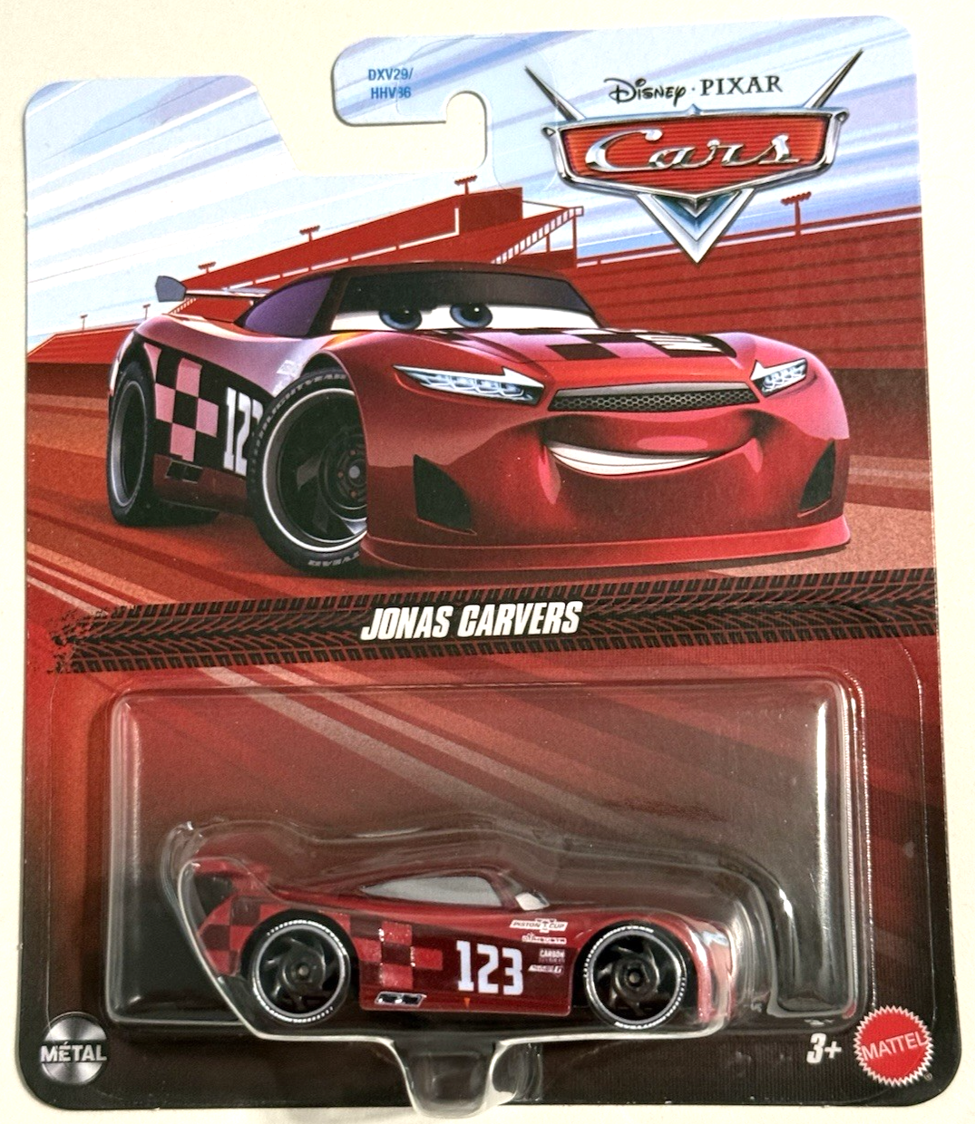 Disney Pixar Cars 3 JONAS CARVERS ~ No Stall #123 Next Gen Racer ...
