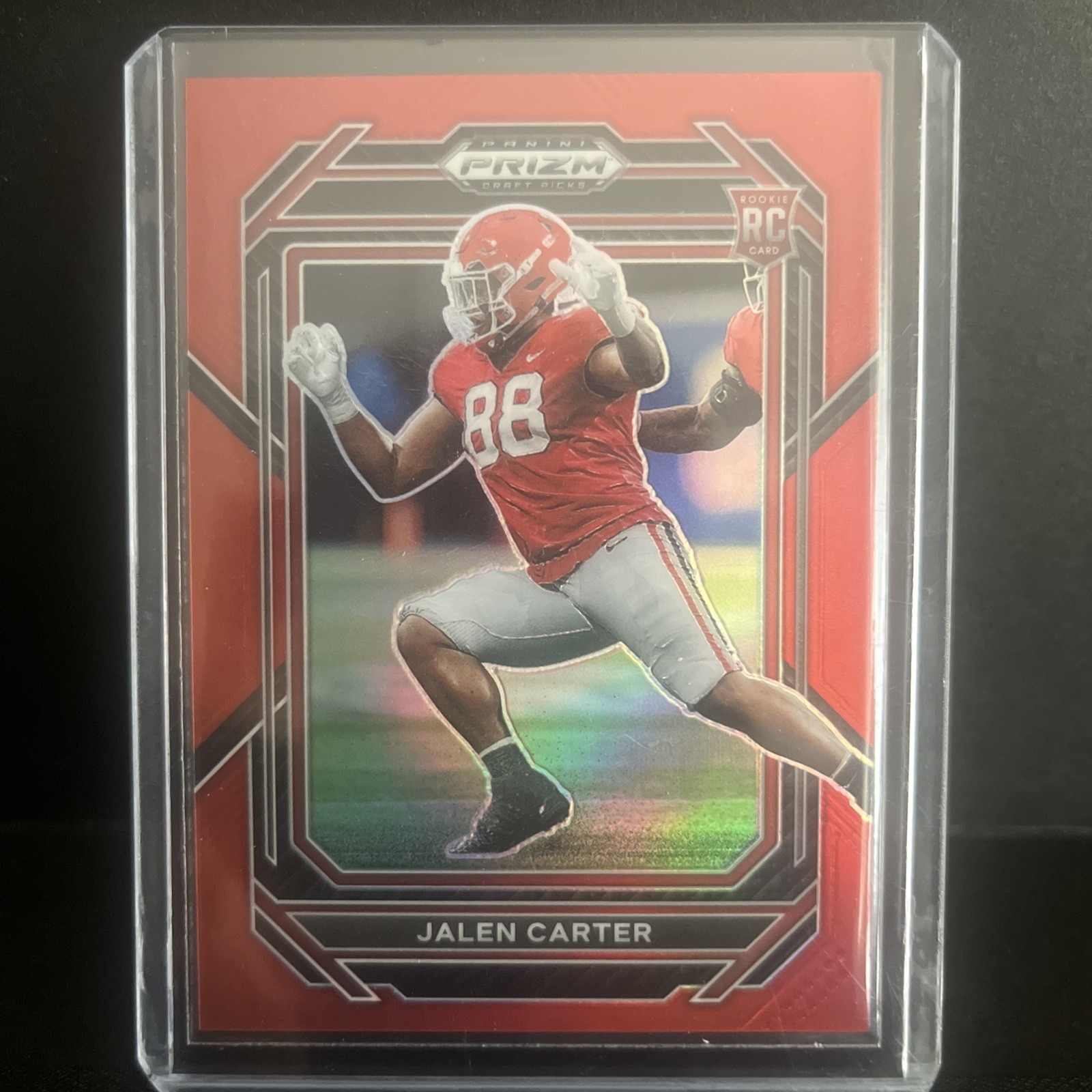 2023 Panini Prizm Draft Picks - Jalen Carter #163 Red Prizm /299 (RC)