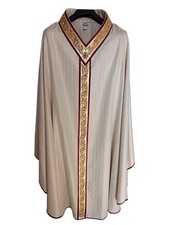 Slightly used WHITE CHASUBLE Pietrobon