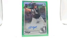 2020 Bowman - Chrome Prospects Autographs Andrew Vaughn #CPA-AVA Green Refractor