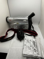 JVC Compact VHS Camcorder VHS C Model GR-AXM17U Tested SEE DESCRIPTION