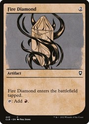 Fire Diamond (Showcase) #445 Commander Legends: Battle for Baldur's Gate