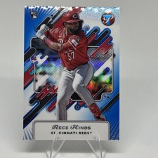 🔥 💎2025 Rece Hinds Topps Pristine RC #22 Blue Refractor /75 -  Cincinnati Reds
