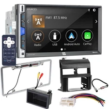 For GM 1988-1994 Full Size C/K Truck XDCPA10BT Car Stereo Double DIN Dash Kit