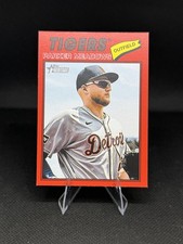 2026 Topps Heritage #208 Parker Meadows Red