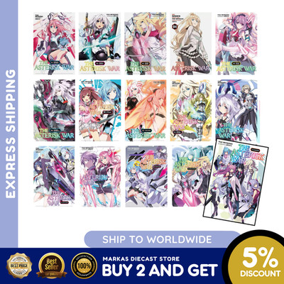 The Asterisk War Gakusen Toshi Asterisk (Vol.1-17) Full Set English Light Novel