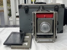 Burke & James B&J Commercial View Camera with wollensak 210mm f4.5 lens in case