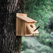 Bird House Wild Bird Feeder Birds Nest for Window Garden Viewing Outdoor