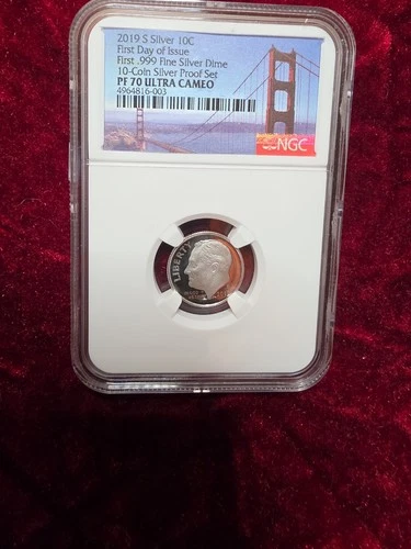 2019-S Roosevelt Dime Proof — photo from another recent sale