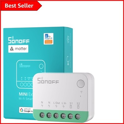 Sprachgesteuerter Mini Smart Switch - Sicheres WLAN-Modul für die Hausautomation