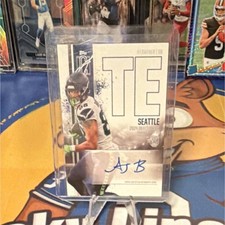 Topps 2024 Signature Class Football AJ Barner Seahawks Rookie Auto Var RCA-AB