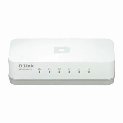 D-Link GO-SW-5E 5-Port Easy Desktop Switch Ethernet Netzwerk LAN RJ-45