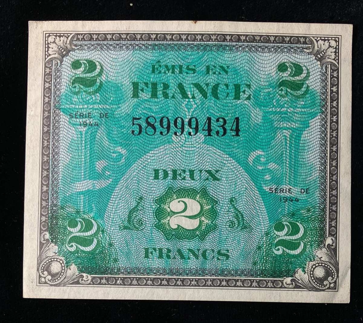25+ Circulated 1944 Year Military Currency French Paper Money for