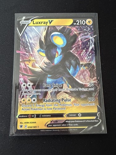 Pokemon Luxray V 050/189 Holofoil [Ultra Rare] SWSH10: Astral Radiance NM