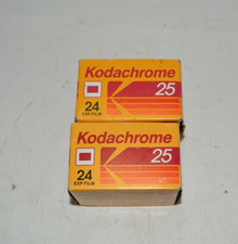 2x Kodak KR  135  20 Kodachrome 25 35mm Film   20 Exp   Sealed   Expired   Storage